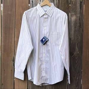 NWT VINTAGE BURBERRY LONDON BUTTON DOWN 17 - 35